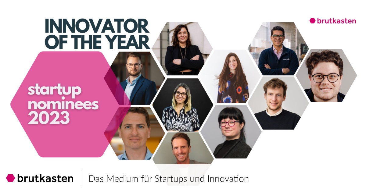 Das Voting zum “Innovator of the Year” 2023 – Kategorie Startups ...