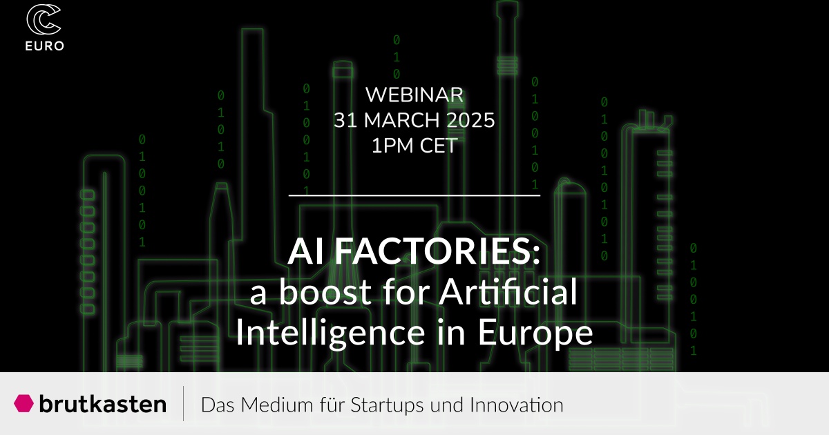 AI Factories: a Boost for Artificial Intelligence in Europe (WEBINAR)