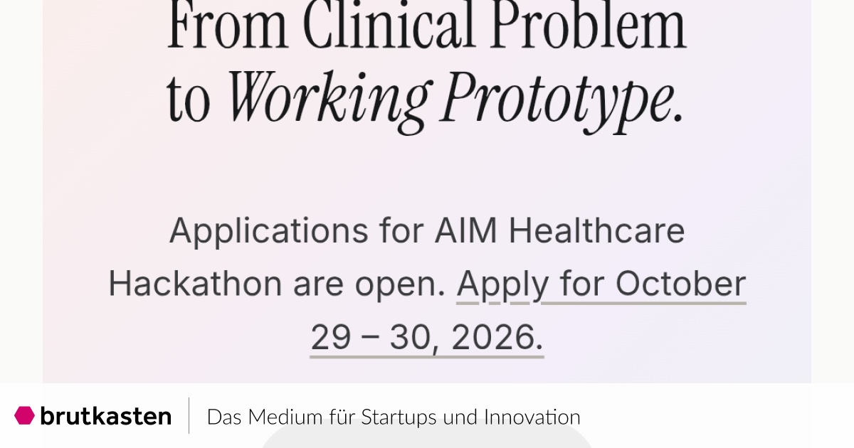 Clinical AI Hackathon Vienna 2026 — Official Partner Event of the European AI Innovation Month