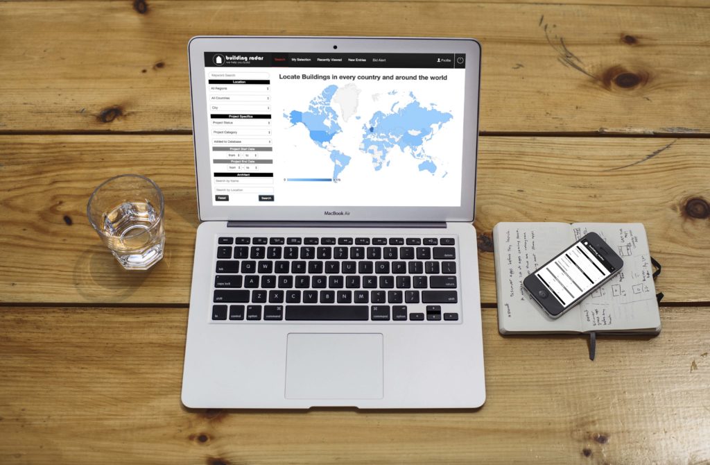 product screenshot_building radar