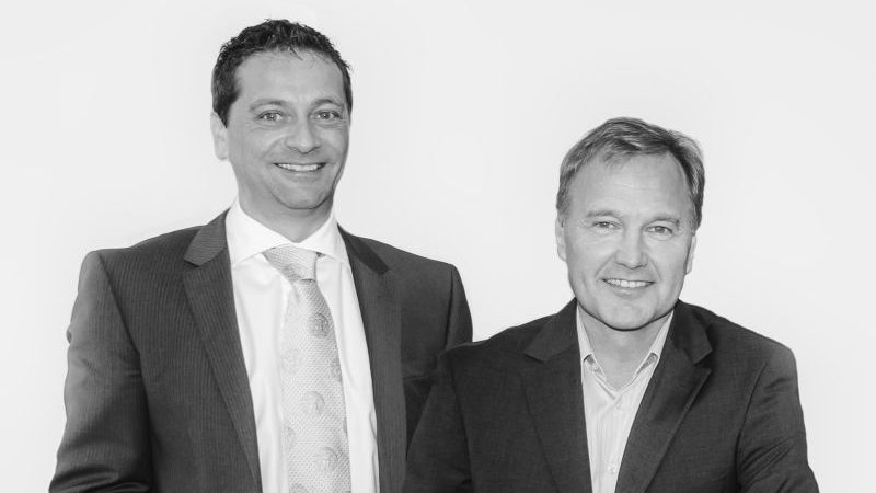 (c) Lichtprojekt: Die Founder Martin Aigner (l) und Franz W&ouml;ber