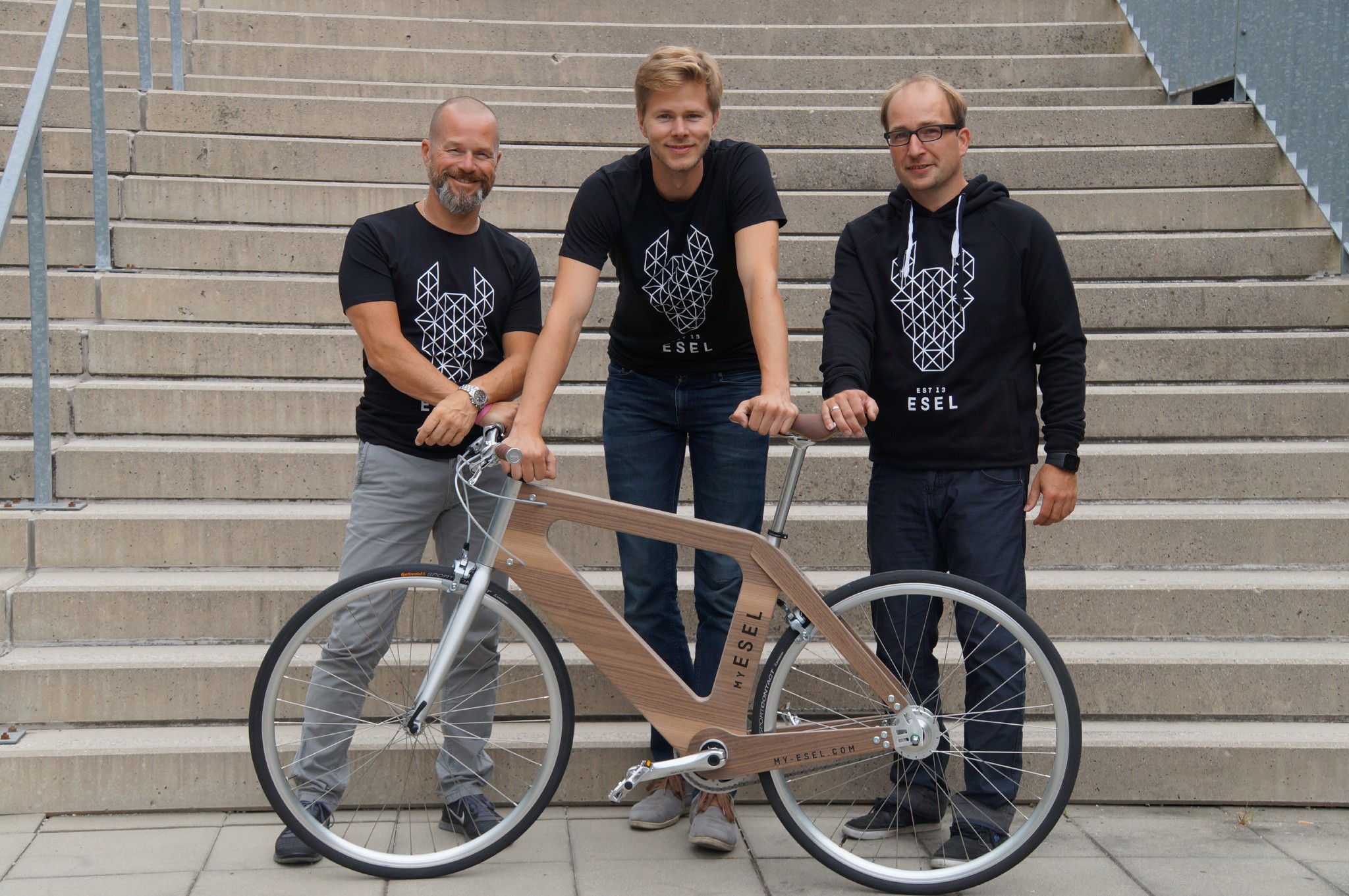 My Esel: Investor Bernhard Lehner (l.) mit den Foundern Christoph Fraundorfer und Heinz Mayerhofer