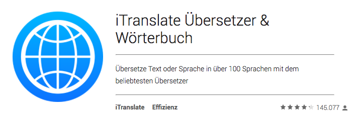 app store optimization itranslate