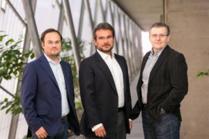 uSound: Die Co-Founder Jörg Schönbacher, Andrea Rusconi Clerici und Ferrucio Bottoni