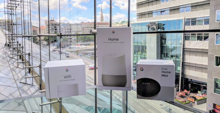 Österreich-Start von Google Home und Google Wifi