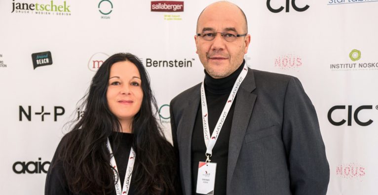 Die Startup Moonshot-Veranstalter Elvira P&ouml;schko und Gerhard Hofer