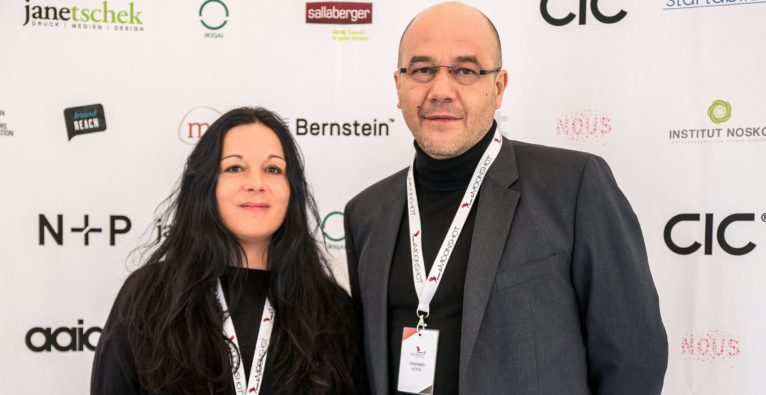 Die Startup Moonshot-Veranstalter Elvira Pöschko und Gerhard Hofer