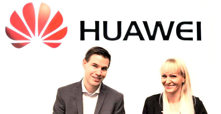 Georg Hanschitz & Ildiko Eori. (c) Huawei