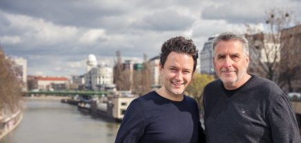 brutkasten Gründer & CEO Dejan Jovicevic und StartingUp Chefredakteur Hans Luthardt, (c) Sebastian Burziwal
