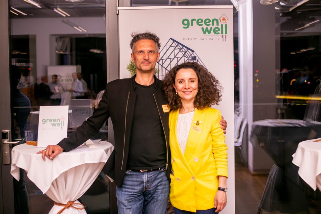 Die Grennwell Energy Co-Founder Robert Philipp und Asetila Köstinger