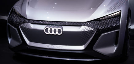 Eines der aktuellen E-Concept Cars von Audi auf der Branchenmesse IAA