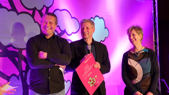 TUN-Fonds-Award von Magenta: Franz Fischler, Award, OurPower, Josefbus, Walleczek, Bierwirth, Telekom, Nachhaltigkeit, nachhaltig