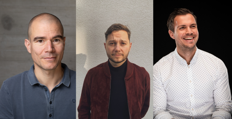 Die Initiatoren der Austrian Digital Alliance: Ralph Harreiter (Parkside), Thomas Ragger (Wild) und Florian Wassel (TOWA). (c) Parkside / Wild / Studio Fasching