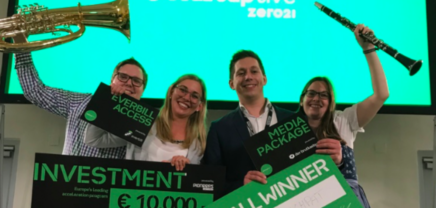Markus Tröscher: Das Marschpat-Team gewann als Sieger bei Startup Live u.a. ein Investment von startup300