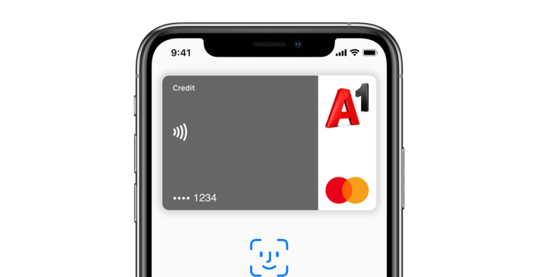 A1 Mastercard kann jetzt Apple Pay