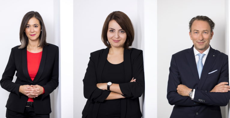 Lisa Aichinger, Anna Nowshad und Marcus Riedler sind neue Partner bei Deloitte Österreich im Bereich Consulting