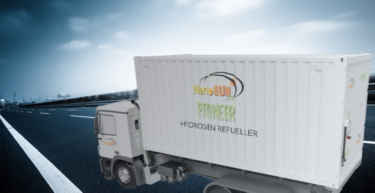 Mobile Wasserstoff-Tankstellen von NanoSun