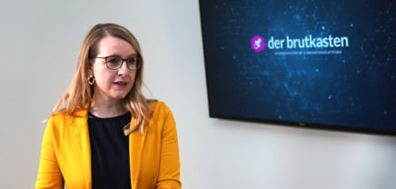 Wirtschaftsministerin Margarete Schramböck © der brutkasten