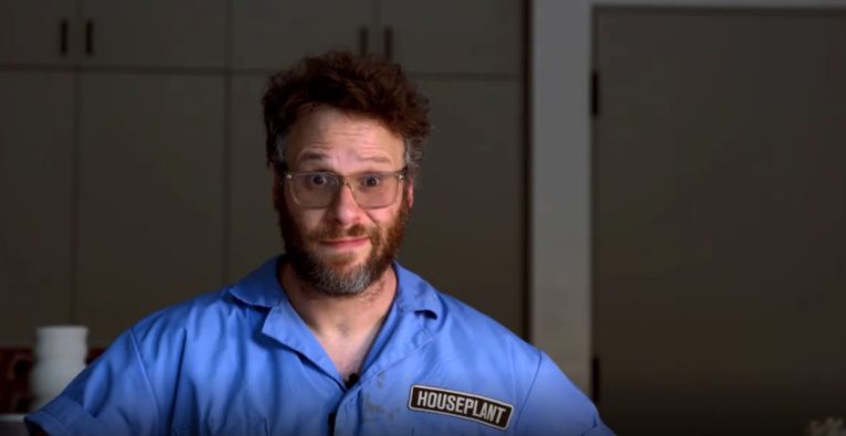 Seth Rogen in einem Promo-Video für sein Startup Houseplant