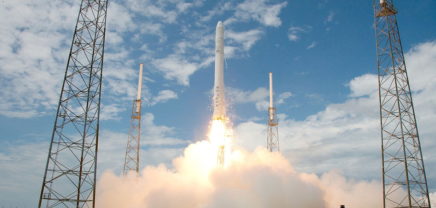 Launch einer Falcon 9-Rakete