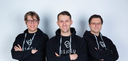 Eric Weisz (Mitte) mit seinen Co-Foundern von Circly © Circly