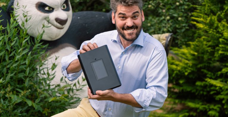 Marinus Bowman mit der Guardmine © Gerdbox