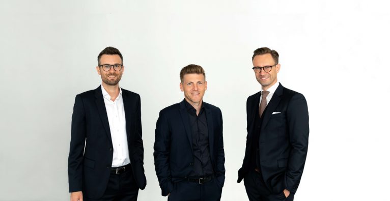 Das meinwert-Kernteam vlnr.: Mario Janezic (Geschäftsführer), Hans-Joachim Werfring (Mitgesellschafter), René Fürntrath (Geschäftsführer)