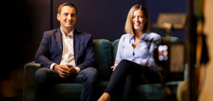 Die beiden Co-Founder Dominic und Lisa Lorenz von Rendite Boutique