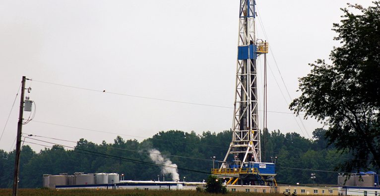 Fracking-Turm in den USA