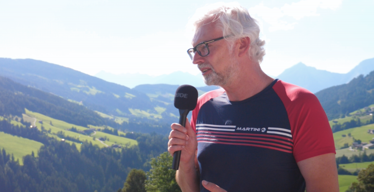 Michael Strugl, Vorstandsvorsitzender der Verbund AG, bei einem Hike in Alpbach