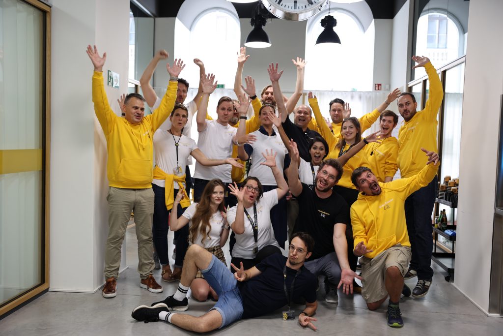 Das Organisationsteam des <Coding Austria> Hackathons