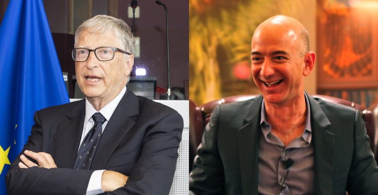 Bill Gates und Jeff Bezos