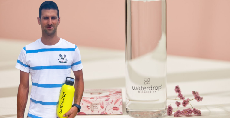 Novak Djokovic wird Waterdrop-Ambassador und Investor