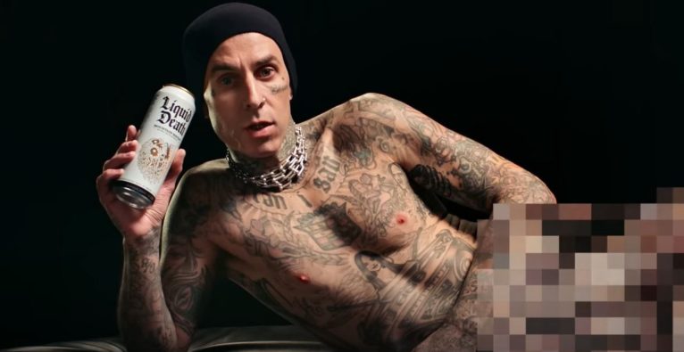 Liquid Death, Travis Barker, Blink182,