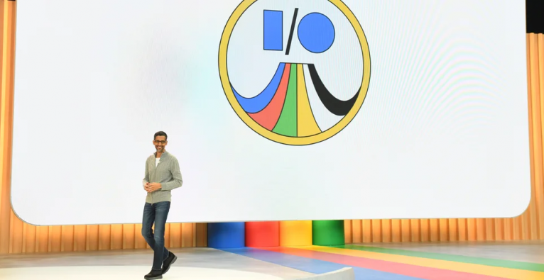 Google CEO Sundar Pichai bei der Google I/O 2023 Keynote | (c) Google