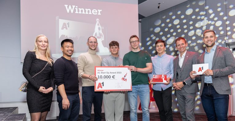 Das Wiener Startup Totoy ist der Gewinner des A1 Start Up Awards 2023 | © A1 / APA Fotoservice Krisztian Juhasz