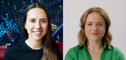 Hannah Wundsam und Lisa Fassl teilen ihre Erfahrungen hinter den Kulissen der Startup-Politik | (c) AustrianStartups / Marcella Ruiz-Cruz