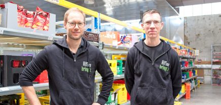 Alfies Co-Founder und Geschäftsführer Gunther Michl mit Lagerleiter Andreas Geißler | (c) Alfies