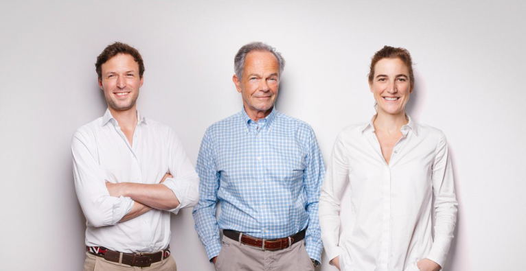 vlnr.: David Mayer-Heinisch, Co-Founder & CEO froots, Andreas Treichl, Beirat & Investor froots, Johanna Ronay, Co-Founder & Customer Excellence froots