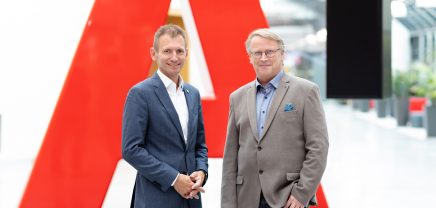 Martin Resel, A1 und Martin Mayr, Integral, bei der Präsentation der A1 Cloud Studie | © A1/APA/Madzigon