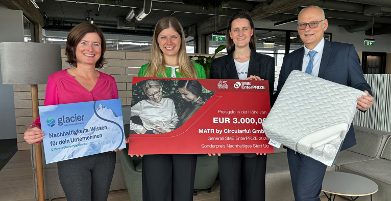 SME EnterPRIZE in der Sonderkategorie Start-up: MATR © Ulrike Sattlberger SME EnterPRIZE in der Sonderkategorie Startup: MATR