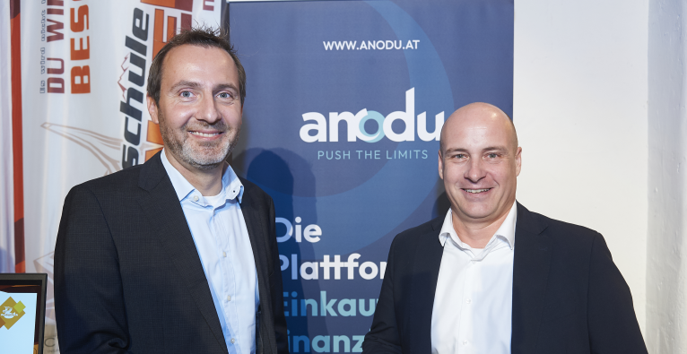 Die anodu-Gründer Christoph Igler und Alexander Körner | © Wirtschaftsagentur Burgenland/Emmerich Mädl