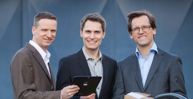 Das TeDaLoS-Management-Team Rudolf Stadler (CTO), Thomas Tritremmel (CEO) und Jan Röhl (CFO und R&D) | (c) TeDaLoS