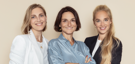 Die Levy Health-Gründerinnen (v.l.): Caroline Mitterdorfer, Silvia Hecher und Theresia Vilsmaier | © Levy Health