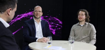 Christoph Bauer, Styr Group, und Christian Trummer, Bitpanda, im brutkasten-Talk | (c) brutkasten