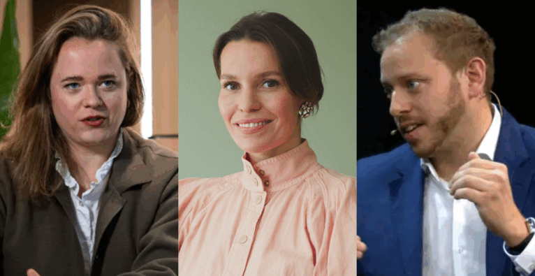 Female Start-up Funding Index - vlnr.: Lisa Fassl, Natascha Fürst und Florian Haas | (c) Viktoria Waba/brutkasten / Martina Trepczyk / brutkasten