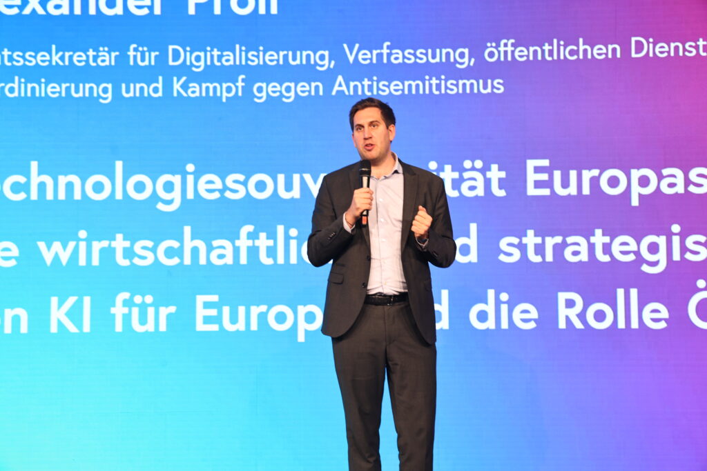 Digitalisierungs-Staatssekretär Alexander Pröll am Technology Impact Summit