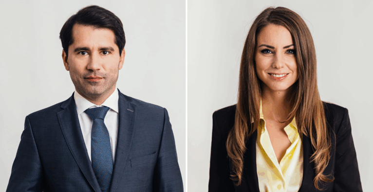 Martin Kollar und Christiane Steurer sind Gründungspartner der Wirtschaftskanzlei AKELA | (c) AKELA