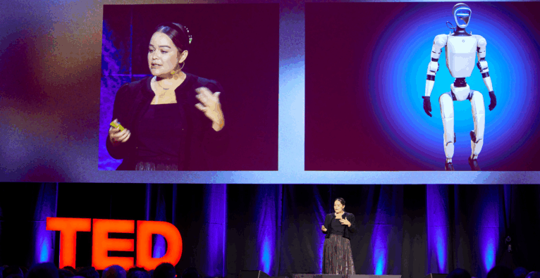 Emily Kate Genatowski auf der TEDAI Vienna