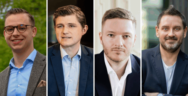Vl.: Sebastian Schätzl, Julien Backhaus, David Bader-Egger und Andreas Braumann | (c) Stockanalyzer